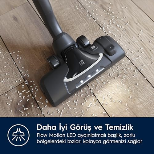 Electrolux Pure C9 PC91-8STM Toz Torbasız Elektrikli Süpürge | 7 Kademeli Filtrasyon, Ömür Boyu Kullanımlı Filtre, Kolay Boşaltılabilir Hazne, PureFlow Silent System | 10 Yıl Motor Garantisi - Görsel 6