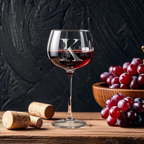 Gifts-for-Women-Friend-Mom-WifeHer-Monogrammed-A-Z-Personalized-Wine-Glass-Gift-Customized-Gift-for-Women-Birthday-Mothers-Day-Gifts-for-Mom-K Gifts for Women Friend Mom WifeHer Monogrammed A Z Personalized Wine Glass Gift Customized Gift for Women Birthday Mothers Day Gifts for Mom K