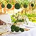 Yunsailing 36 Pcs Moss Decorative Ball Natural Green, Handmade Fake Moss Ball, Vase Bowl Fillers for Centerpiece Garden Home Wedding Party Decoration, 4 Sizes