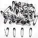 Household Mall 3/4-Inch Safety Pins, Black (1440 Pieces)