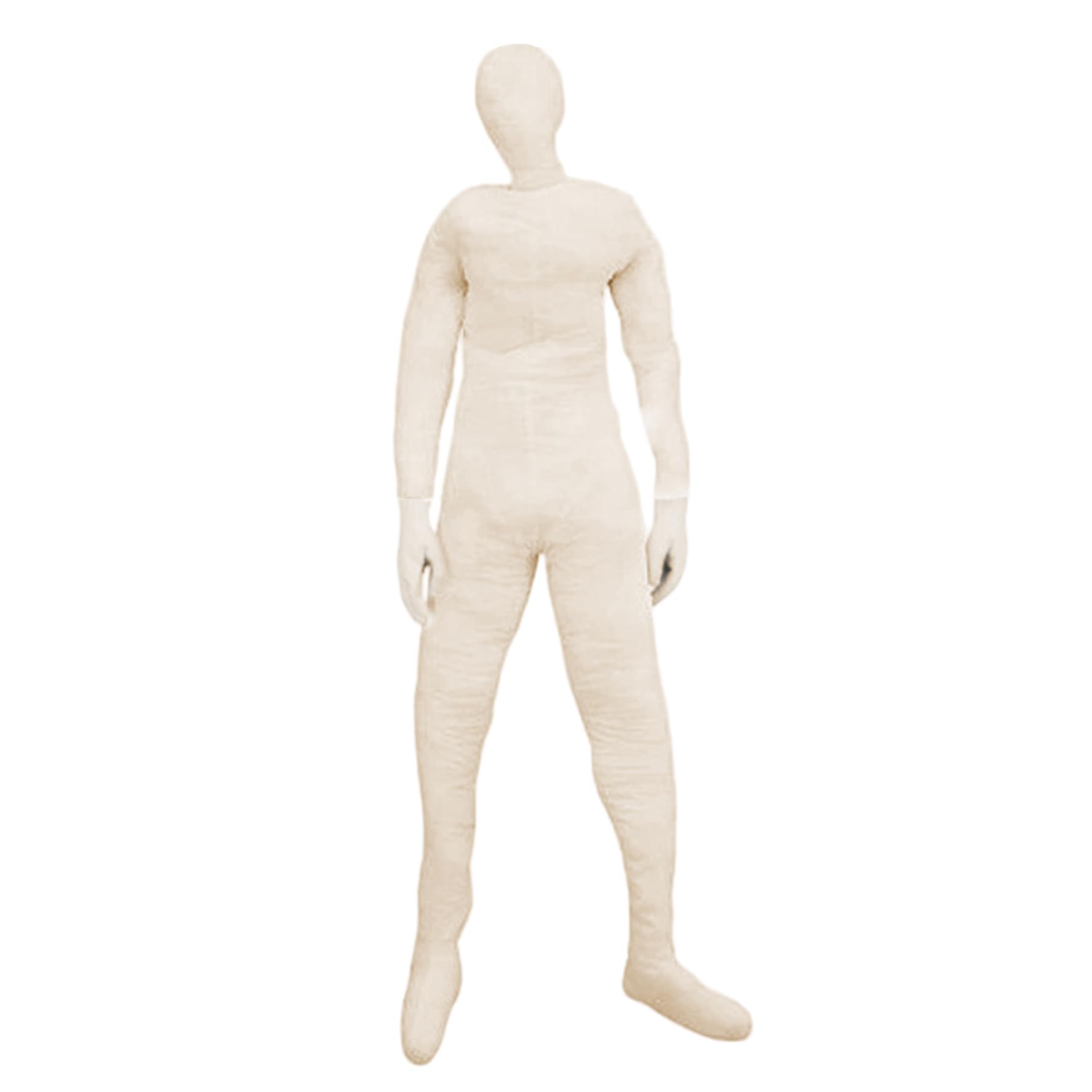 Cakeeyum Beige Stuffed Dummy Prop 70.9 Inch Diy Posable Mannequin Full Body With Hands Halloween Decor For Haunted Houses Party Dummy, Maniqui, Mannequin, Adult Dolls Full Size, Ragdoll, Stuffed