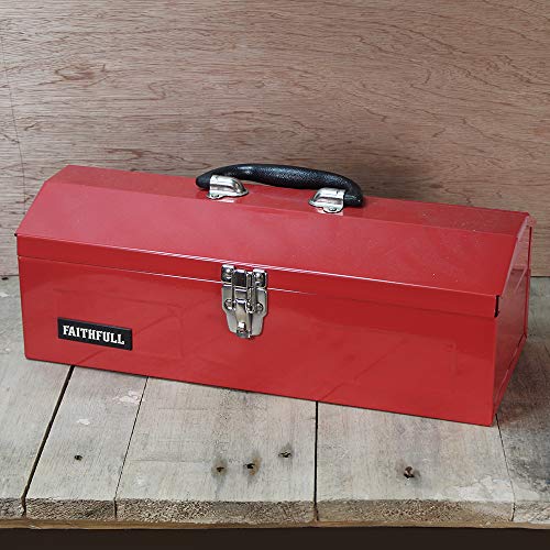 Faithfull FAITBB16 Metal Barn Tool Box 420mm (16in) 3 Faithfull FAITBB16 Metal Barn Tool Box 420mm (16in) - Image 3