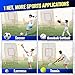 SPOYNAL 7x4 FT Volleyball Rebounder Net, 5-Angle Volleyball Training Equipment, Adjustable Rebounder Net Practice Setting, Spiking, and Bumping, Practice Net for Baseball, Softball, Lacrosse, Soccer