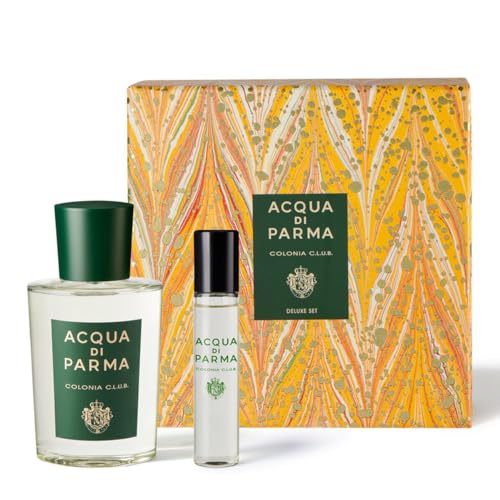 Acqua di Parma Di Parma Colonia Club Deluxe 2-Piece Set for Men (3.4 Oz Eau De Cologne…