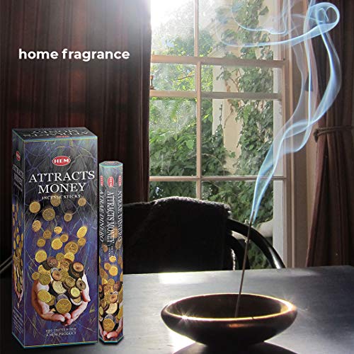 Attracts Money - Box Of Six 20 Gram Tubes - Hem Incense #TOP5