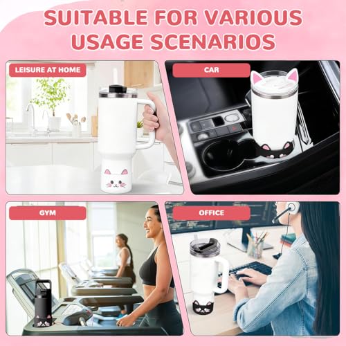 Image of HASTHIP Silicone Boot for Stanley, Compatible with Quencher H2.0 & IceFlow Flip Tumblers, Boot Bottom Holder, Anti-Slip Cup Bottom Sleeve Protective (Cup NOT Included)
