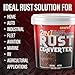Rust Converter for Metal ,Stops & Prevents Corrosion on Metal, Rust Encapsulator Paint ,Inhibitor for Cars, Trucks, Trailers, Marine & Industrial Equipment, Rust Paint with Long-Term Protection, Permanently Stops Rust, Matte Black