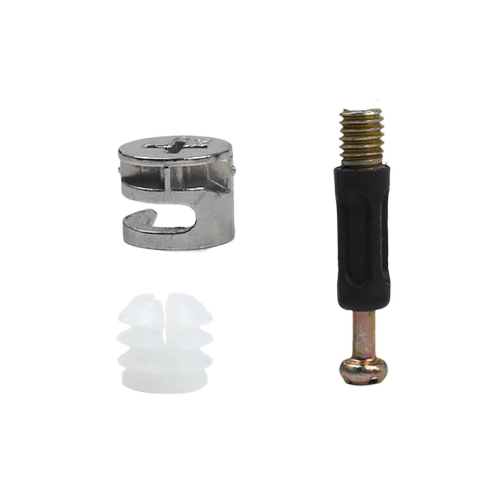 20Pcs Furniture Connector Wardrobe Eccentric Wheel Removal Fastener Connector for Panel Furniture Dressers Drawer