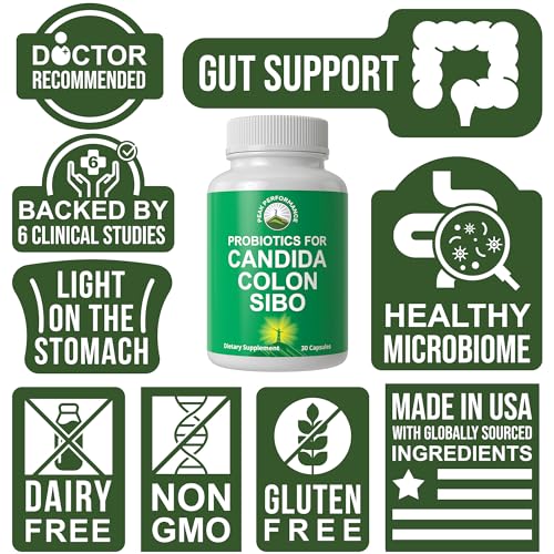 Probiotics for Candida, Colon Cleanse, IBS, and SIBO Support. Doctor Recommended Proprietary Microbiome Reset Probiotic Supplement. Gut Health and Overgrowth Treatment Capsules for Women & Men - Image 5