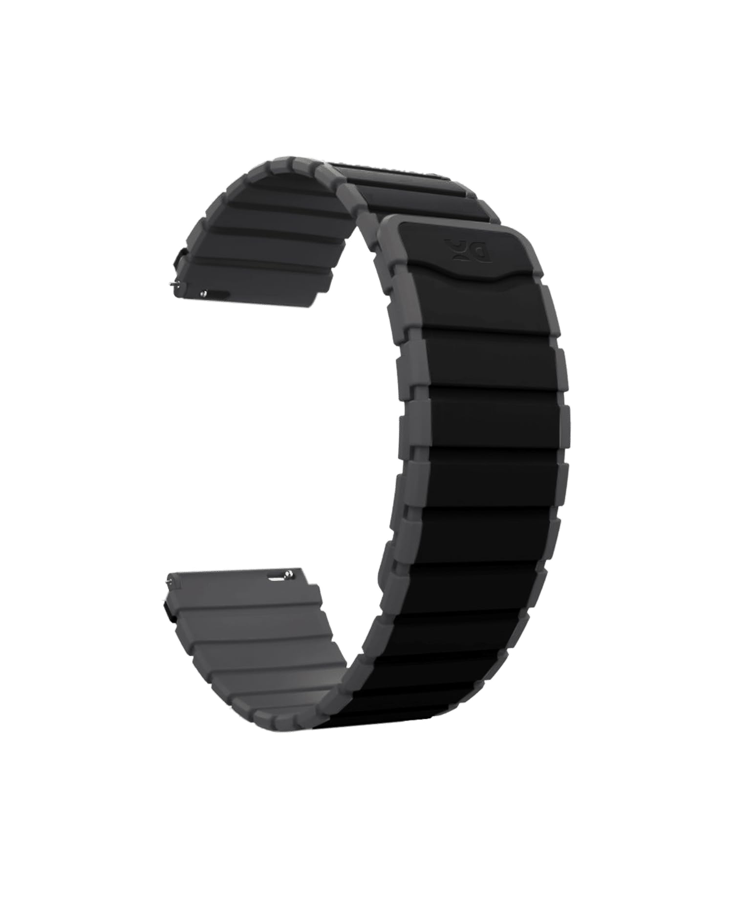 DailyObjects Black-Charcoal Rim Snap On Universal Watchband compatible with Samsung/OnePlus/Fitbit Smartwatches (22mm) (Watch not Included) (B0D6GQB3YC) Amazon Price History, Amazon Price Tracker