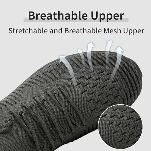 Image of Running Shoes for Men Non Slip Tennis Gym Sneakers Lightweight Breathable Mesh Athletic Shoe Comfortable Casual Workout Walking Shoe for Outdoor Travel Work and Daily Use