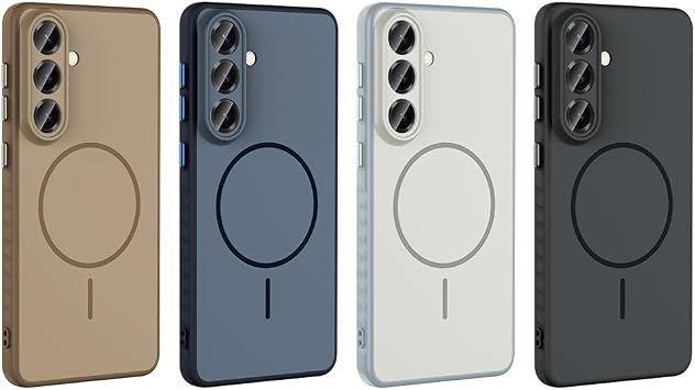 Coverzone Galaxy A57 İle Uyumlu Kamera Lens Korumalı Kılıf Magsafe Uyumlu Kablosuz Şarj Özellikli Tea Silikon Telefon Kılıfı Siyah