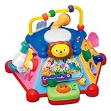トイローヤル たのしく知育! やみつきボックス (知育玩具/指先遊び/発育) 原色カラー (音が鳴る/ぴかぴか 光る) 0歳 1歳 2歳 赤ちゃん向けおもちゃ ルーピング