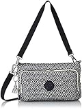 Bandolera pequeña Kipling Myrte, Bandolera Mujer, Azul/Blanco (Navy/White Stripes), One Size