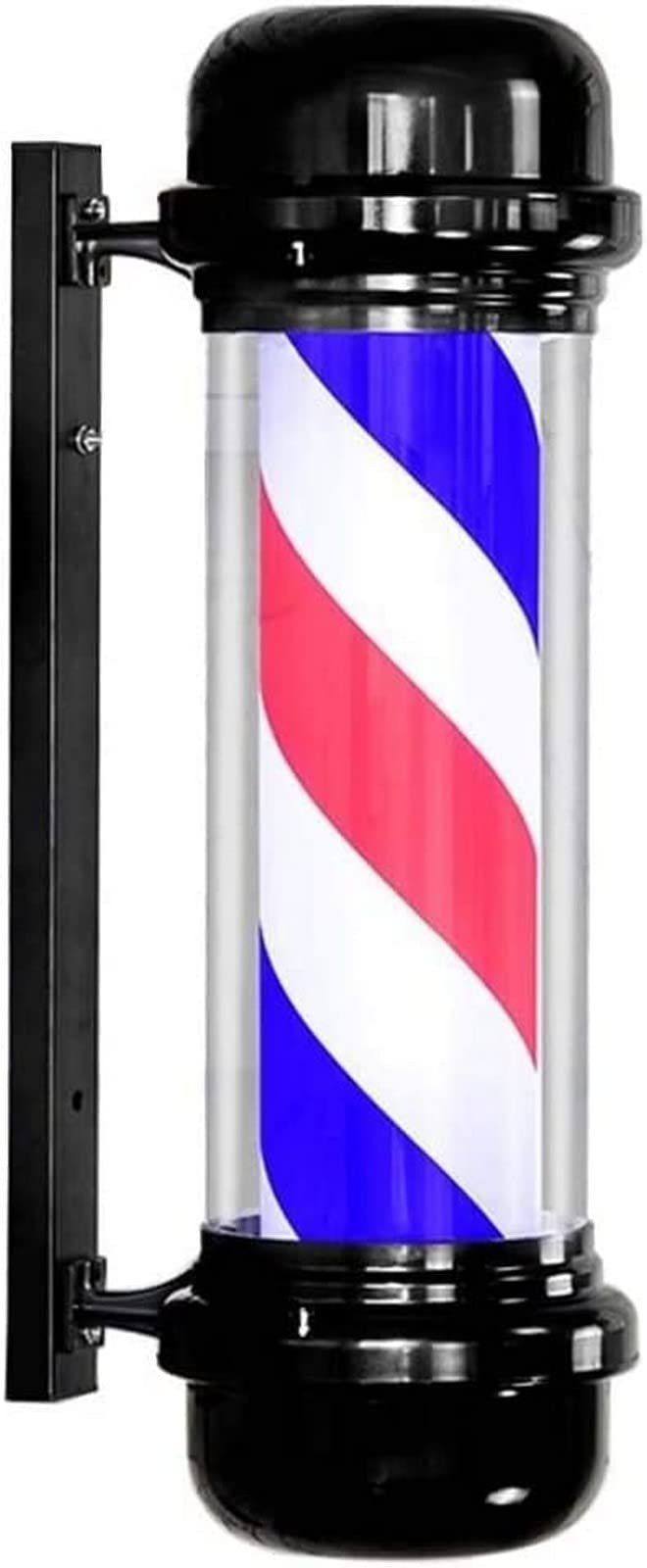Barber pole lampe murale extérieure enseigne lumineuse de salon de coiffure