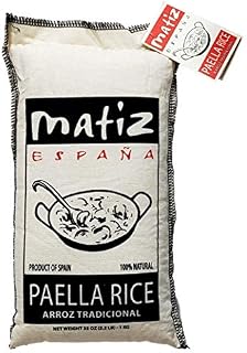 Matiz Valenciano Paella Rice from Spain (2 pack - 2.2 lbs. each) Traditional