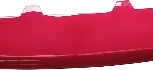 Miniatura 8 de CHIESMA, Borde de parachoques delantero compatible con Dodge Charger SRT Widebody 2019-2023 Color rojo ABS pintado delantero alerón divisor