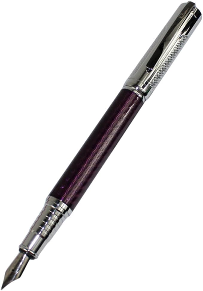 Gullor Advanced Fountain Pen Purple Wave Pattern 2030 smooth nib