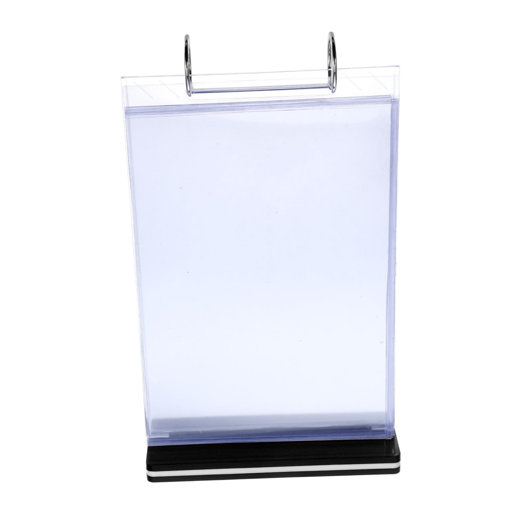 PRETYZOOM Menu Display Stand Size Desktop Menu Holder Holders Sign Easels for Display Menu Display Rack Menu Stand Poster Stands for Display Tabletop Holder Clear Display Stand