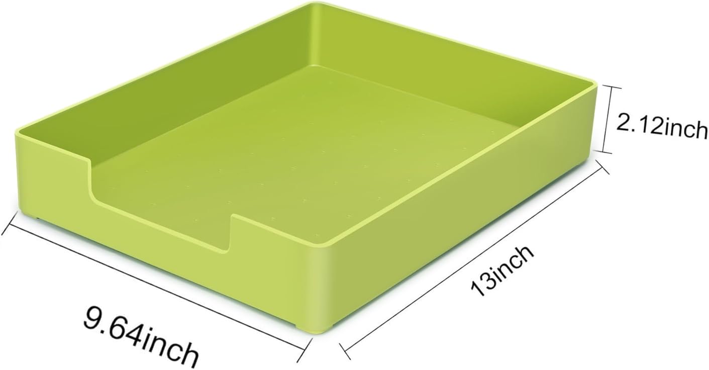 Briefablage Stapelbar Kunststoff A4 Dokumentenablage Schreibtisch Organizer Papierablage
