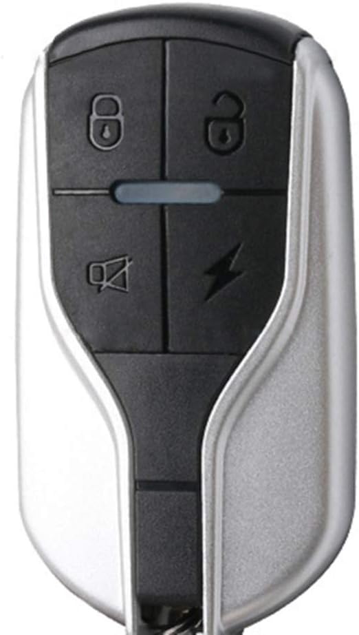 Close-up of the WINOMO Motorcycle Alarm System remote control buttons
