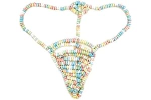 Provocative Rainbow Edible Candy G-String