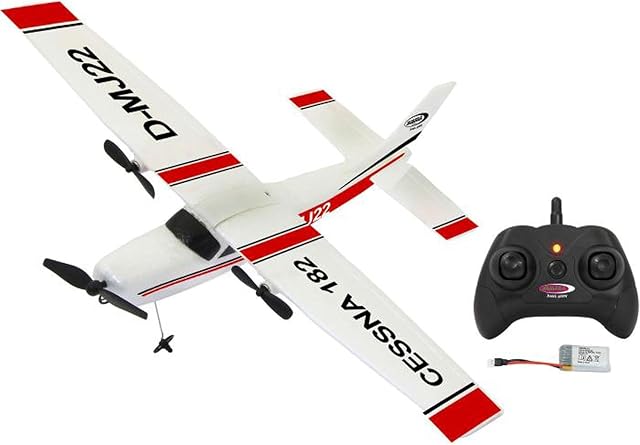 Jamara Cessna 182 Avión 2,4GHz Gyro 2CH