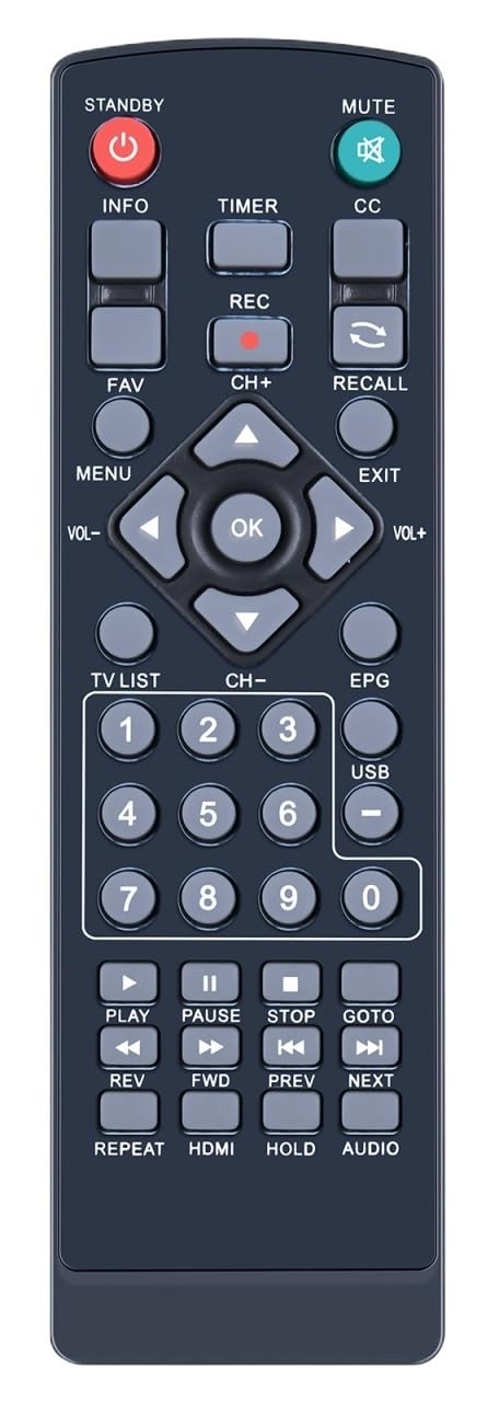 1 szt. Pilot do Mediasonic HomeWorX HW130STB HW180STB TV Konwerter cyfrowy