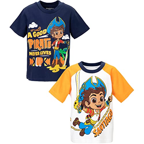 Nickelodeon Santiago of The Seas 2 Pack Graphic T-Shirts Toddler to Big Kid
