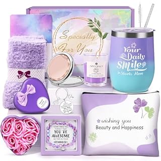 RYLIFEOGI Regali di Compleanno per Lei, Cofanetto Regalo Premium per Donna, Regali Di Compleanno per Moglie, Mamma, Sorella, Figlia, Migliore Amica, Regalo per Tutte Le Occasioni Per Donna