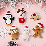 Senneny 6 pcs christmas catnip toy set - reindeer, gingerbread man, bear, piggy, hedgehog, penguin - plush animal toys gifts for cat christmas stocking 11 51tpoj4eddl. Sl500. Ss150