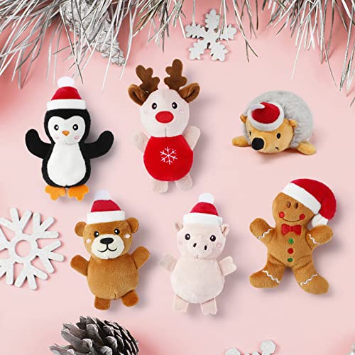 Senneny 6 pcs christmas catnip toy set - reindeer, gingerbread man, bear, piggy, hedgehog, penguin - plush animal toys gifts for cat christmas stocking 4 Senneny 6 pcs christmas catnip toy set - reindeer, gingerbread man, bear, piggy, hedgehog, penguin - plush animal toys gifts for cat christmas stocking - image 5