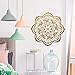 Creative mandala vinyle art mural autocollant chambre d'enfants salon décoration sticker mural autocollant mural yoga papier peint maison décoration créative A2 43x43 cm