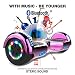 GeekMe Hoverboard 6.5'' Self Balance Scooter Las Ruedas LED Luces, Scooter eléctrico...