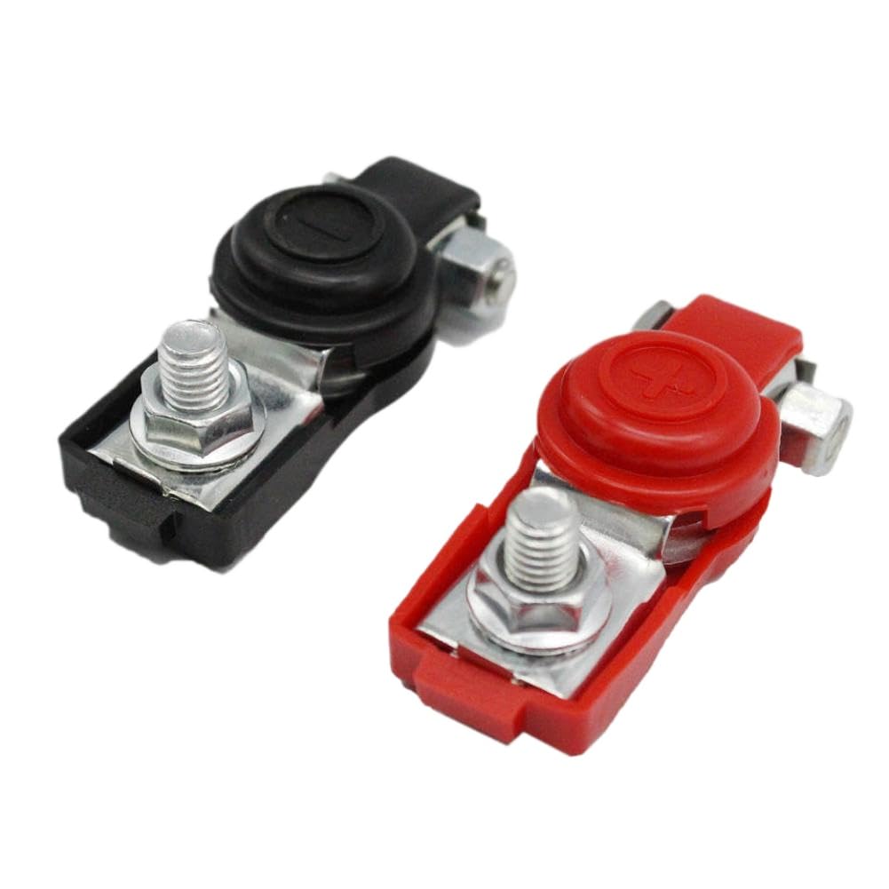 Terminales Conectores Abrazaderas 1 Juego 12V 24V Compatible con Caravana Coche Furgoneta Autocaravana