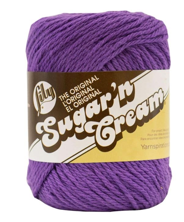 Image of Lily Sugar'n Cream Cotton Yarn Bundle with BC Markers (2, Black Current)