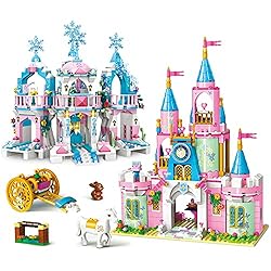 Friends Building Blocks Toys for Girls Age 6-12 Princess Castle Building Sets for Girls Magical Ice Palace Toy Castle…