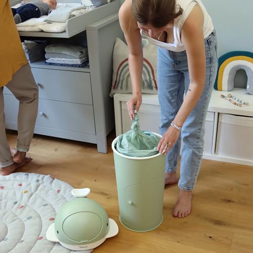 Kindsgut Windeleimer Wal Nachfüllfolien Set, Nachfüllpackung 3er Set, ungefähr 25-30 volle Windeln in einer Leerung, dezenter und frischer Duft