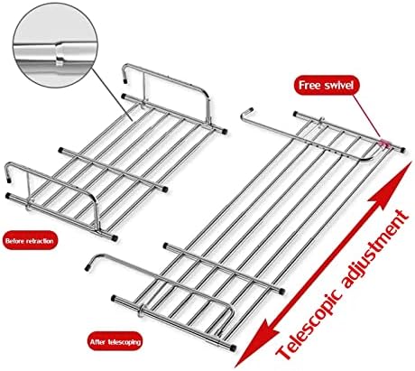 Indoor Outdoor Clothes Drying Rack Foldable Clothes Rack.Clothes Horse Clothes Airer Portable Clothes Drying Rack for Balcony Railings Windowsill,Folding Towel Rack Indoor Outdoor Retractabl