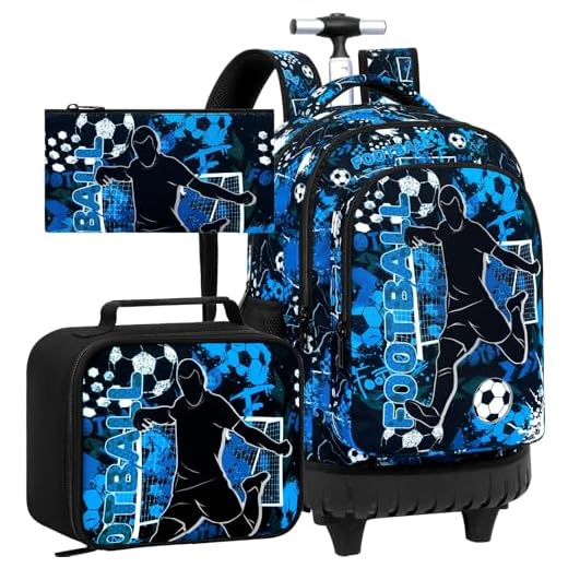 AGSDON Large Rolling Backpack for School