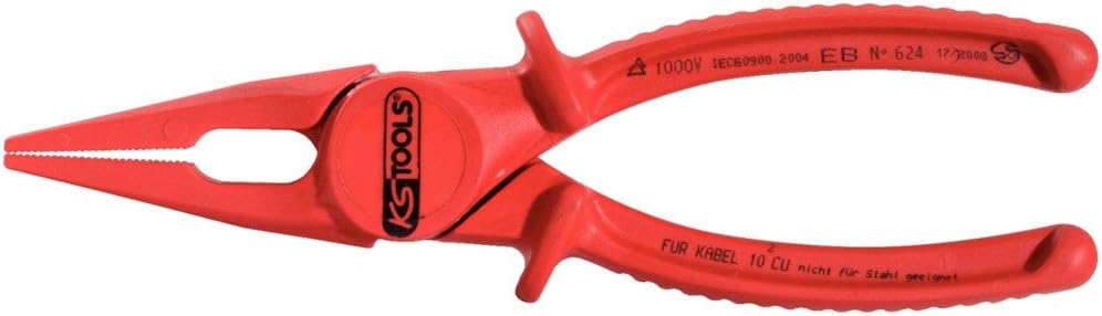 Insulated flat pliers, 190mm
