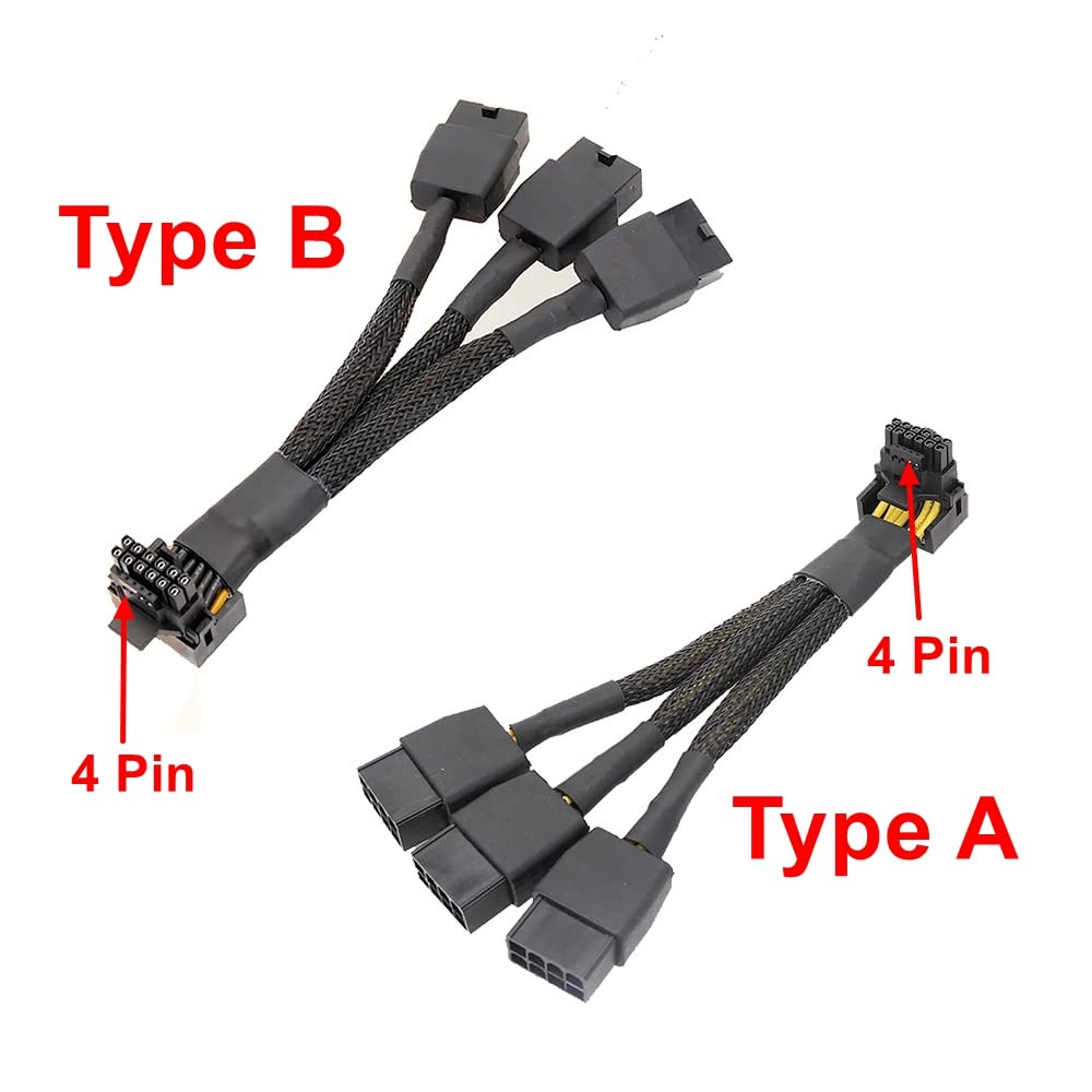 Câble D'alimentation GPU 8 Broches Vers 10 Broches - 25 Cm, 18 AWG - Compatible HP DL380 Gen9 (réf. 805123-001) - 7