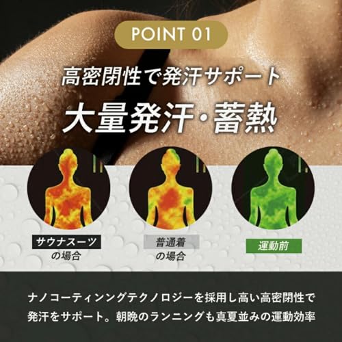 Mie-Mie サウナスーツ 上下セット 4XL ブラック