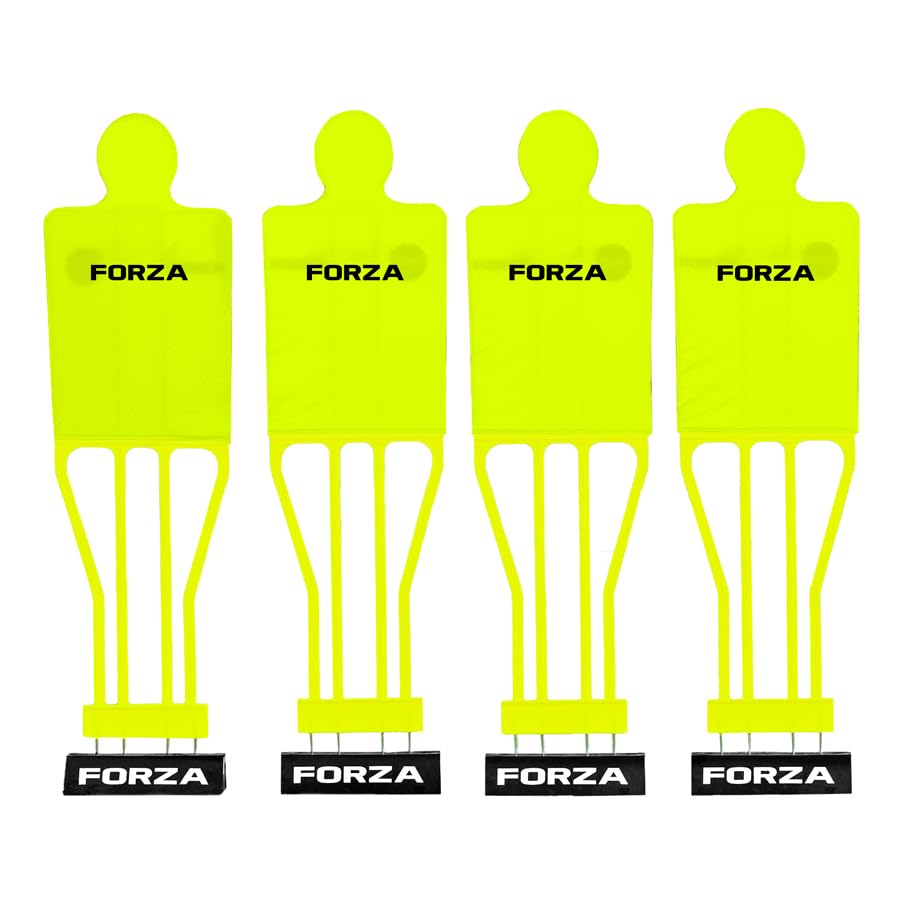 FORZA Lot de 4 vêtements de mannequin Free Kick | Tissu polyester de qualité supérieure – Compatible avec les mannequins Senior, Elite HD et Airflow...