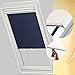 Produktbild Original Velux Sichtschutzrollo, Rollo mit Haltekrallen für GGU / GHU / GTU / GPU 606, 608 / Stofffarbe 9050 / Uni Blau // RHU 600 9050