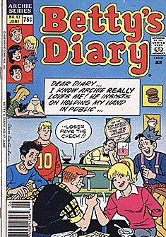 Comic Betty's Diary (1986 series) #17 Book