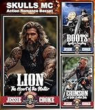 Skulls MC: Lion, Boots, Crimson (Biker Romance Series Boxsets Book 11)