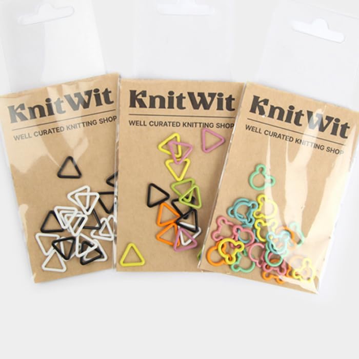 Amazon.co.jp: Knitwit 段数マーカー ステッチマーカー 20枚