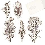 bulk used stamps for sale Harmless To Use: Boost your creativity with botanical stamps that work well with dye and pigment inks, perfect for kids. Each high-quality wooden stamp is adorned with a stunning floral design and features a patterned handle for easy use and recognition.