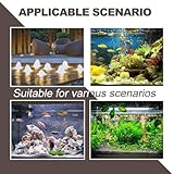 BAIFULAI Keramik Versteck, 3 Stück Aquarium Höhle,Fisch Tank Zubehör, Aquariendeko, Garnelenhöhle Fisch Zuhause, Fisch Garnelen Versteck, Keramik Ablaichhöhle für Aquarium Fisch Tank (DREI Löcher)